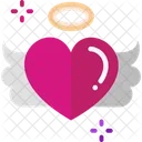 Heart Flying Love Icon