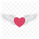 Heart Flying Day Flying Icon
