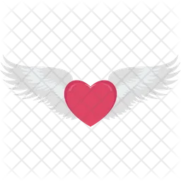 Heart Flying  Icon