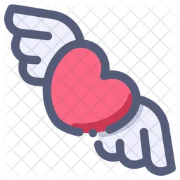 Heart Flying  Icon