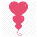 Heart foil balloons  Icon