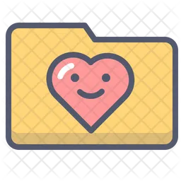Heart folder  Icon