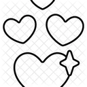 Heart Four Love Valentine Icon