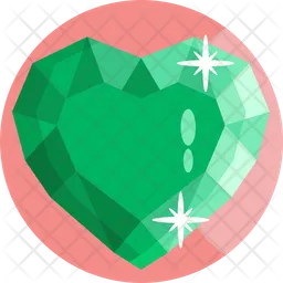 Heart Gemstone  Icon