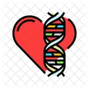 Heart Genetic Code Icon