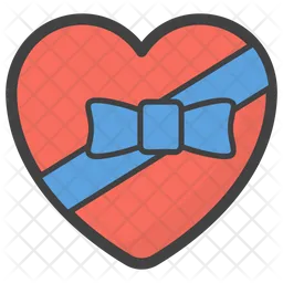 Heart Gift Emoji Icon