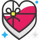 Heart Gift Valentine Gift Gift Icon