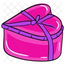 Heart Gift Box Ring Box Jewellery Box Icon