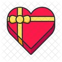Heart Gift Box Icon