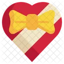 Heart Gift Box Valentine Gift Wedding Gift Icon