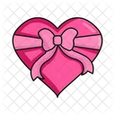 Heart gift box  Icon