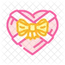 Heart Gift Ribbon Icon