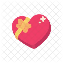 Heart Giftbox  Icon