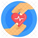 Heart Giving Heart Offering Compassion Icon