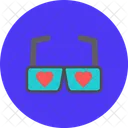 Heart Glasses Love Glasses Icon