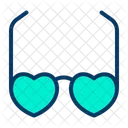 Glasses Heart Heart Shape Glasses Icon