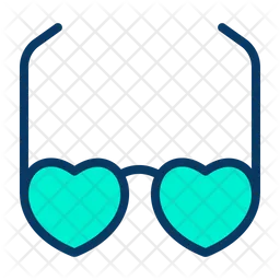 Heart Glasses  Icon