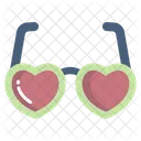 Heart Glasses Icon