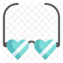 Heart Glasses Eyeglasses Romance Icon