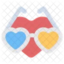 Heart Glasses  Icon