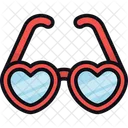 Glasses Love Heart Icon