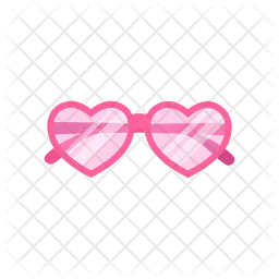 Heart Glasses  Icon