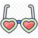 Heart glasses  Icon