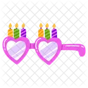 Heart glasses  Icon