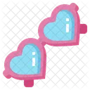 Heart Glasses  Icon