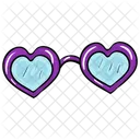 Heart Goggles Sunglasses Shades Icon