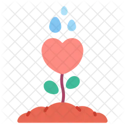 Heart Growth  Icon