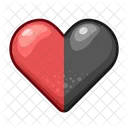 Heart half  Icon