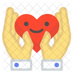 Heart hand  Icon