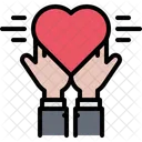 Heart Hand  Icon