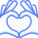 Heart hands  Icon