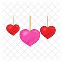 Heart hanging  Icon