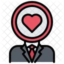 Heart Head Man  Icon