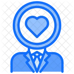 Heart Head Man  Icon