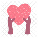 Heart Held By Hands  Icon