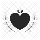 Heart Adorned Twigs Icon