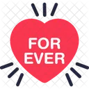 Heart Affection Love Forever Icon