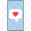 Heart Bubble Comment Icon