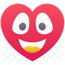 Heart Emoji Face Icon