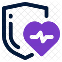 Heart Insurance Protection Icon