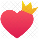 Heart Love Crown Icon