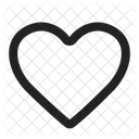 Heart High Contrast Icon