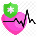 Heart Organ Cardiogram Icon