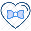 Heart Valentines Day Tie Icon