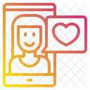 Heart Love Message Icon