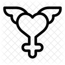 Heart Female Angle Angle Icon